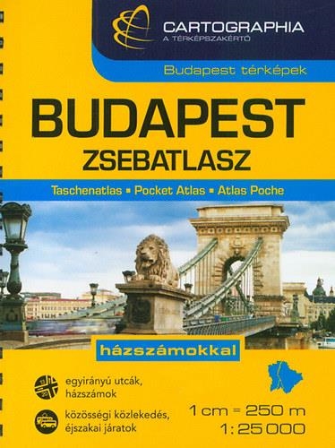 Budapest 1 : 25 000 - Zsebatlasz (Új kiadás)