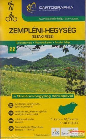 Zempléni-hegység (északi rész) 1 : 40 000 - Turistatérkép - Sátoraljaújhely településtérkép